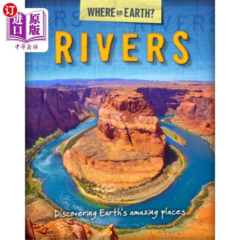 海外直订Where on Earth? Book of: Rivers 到底在哪里?之书:河流