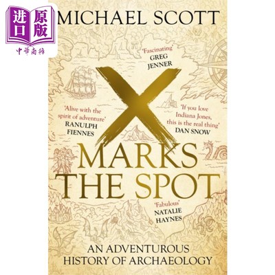 预售 X标记宝藏 考古学的冒险史 X Marks the Spot 英文原版 Michael Scott 人文社科 历史 文物与考古【中商原版】