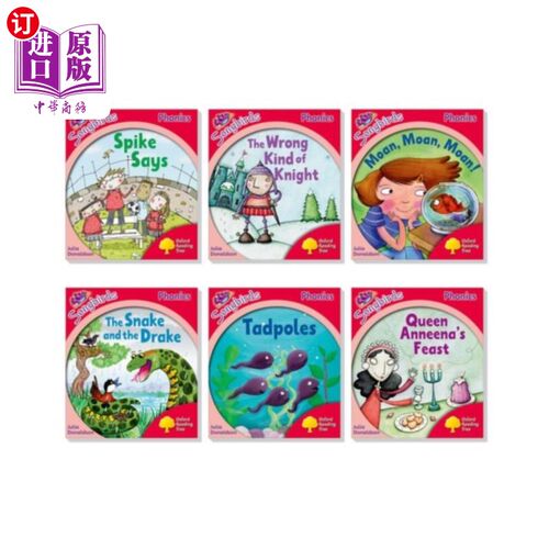 海外直订Oxford Reading Tree Songbirds Phonics: Level 4: Class Pack of 36 牛津阅读树鸣鸟拼音：4级：36人一组