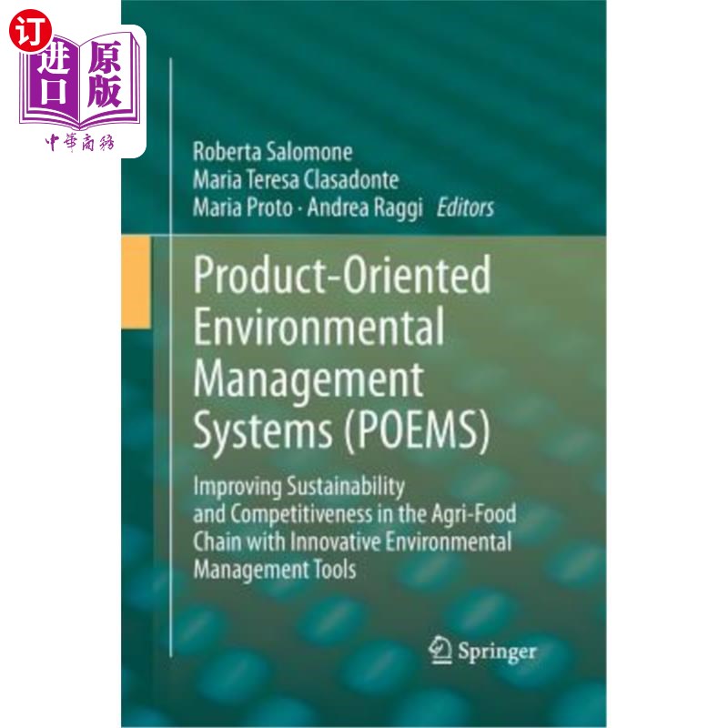 海外直订Product-Oriented Environmental Management Systems (Poems): Improving Sustainabil 以产品为导向的环境管理系统