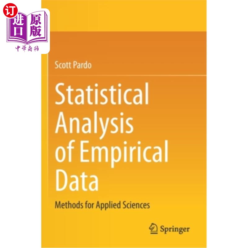 海外直订Statistical Analysis of Empirical Data: Methods for Applied Sciences 实证数据的统计分析:应用科学方法