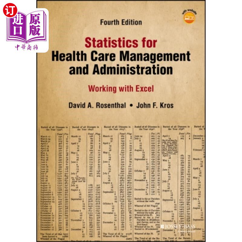 海外直订医药图书Statistics for Health Care Management and Admini... 卫生保健管理与行政统计