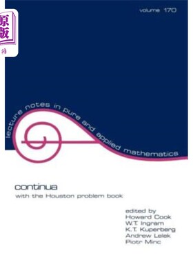 海外直订Continua: With the Houston Problem Book Continua：休斯顿问题书