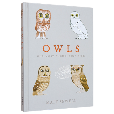 现货 我们迷人的鸟 英文原版 Owls Our Most Enchanting Bird 猫头鹰 动物 科普 绘本 Matt Sewell【中商原版】