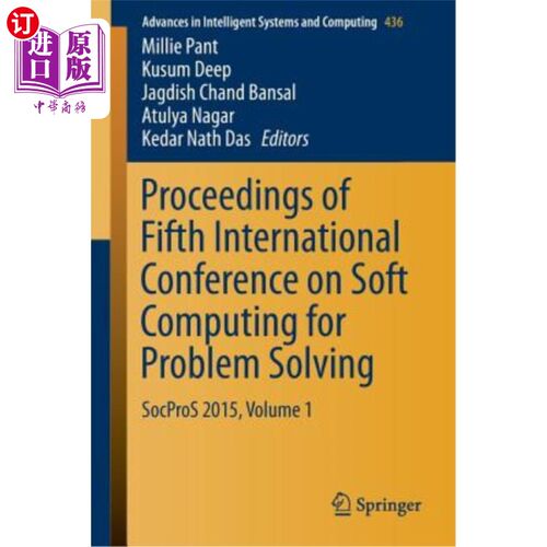 海外直订Proceedings of Fifth International Conference on Soft Computing for Problem Solv 第五届国际软计算问题解决大