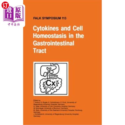 海外直订医药图书Cytokines and Cell Homeostasis in the Gastroinstestinal Tract 胃肠道细胞因子与细胞内稳态