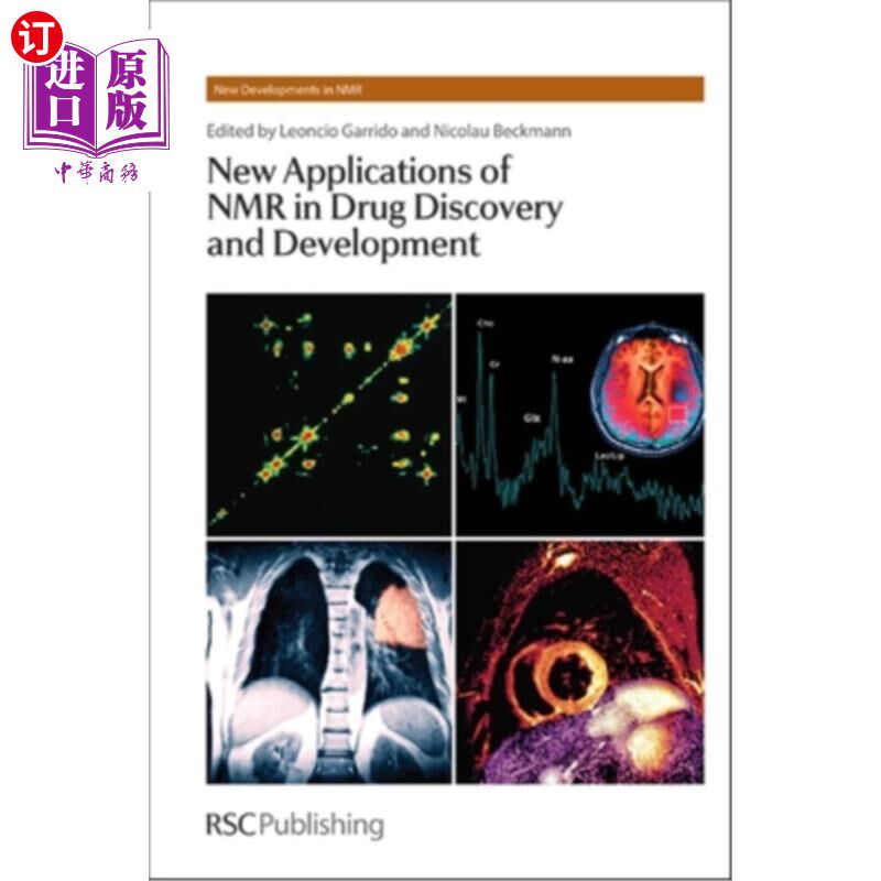 海外直订New Applications of NMR in Drug Discovery and Development 核磁共振在药物研发中的新应用