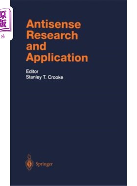 海外直订医药图书Antisense Research and Application 反义研究与应用