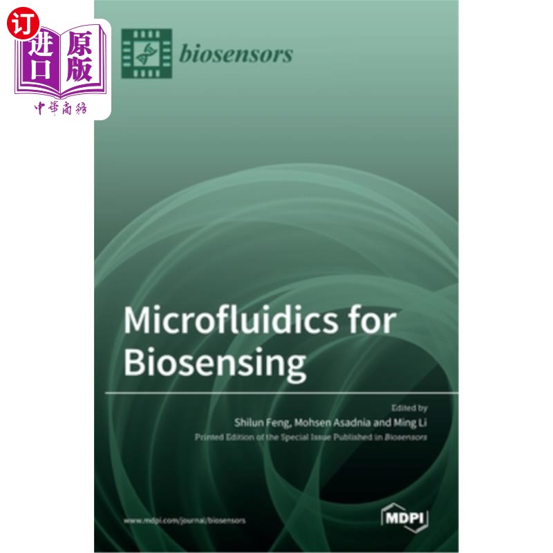 海外直订Microfluidics for Biosensing 微流体为若