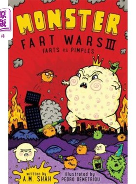 海外直订Monster Fart Wars III: Farts vs. Pimples: Book 3 怪物放屁战争3：放屁vs.丘疹：第三册