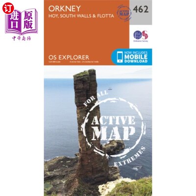 海外直订Orkney - Hoy, South Walls and Flotta 奥克尼-霍伊，南墙和弗洛塔