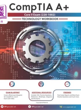 海外直订CompTIA A+ Core II Exam (220-1002): Technology Workbook CompTIA A+核心II考试（220-1002）：技术手册