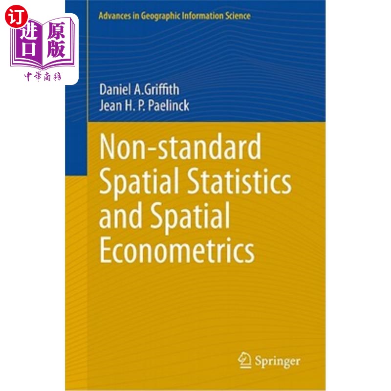 海外直订Non-Standard Spatial Statistics and Spatial Econometrics 非标准空间统计与空间计量经济学