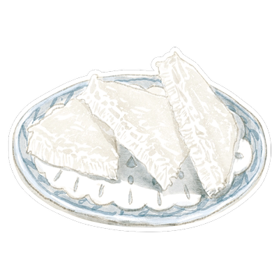 预售粤式早茶伦教水彩手绘点心