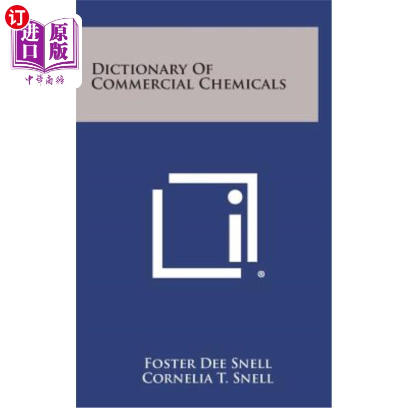 海外直订Dictionary of Commercial Chemicals 《商业化学品词典》