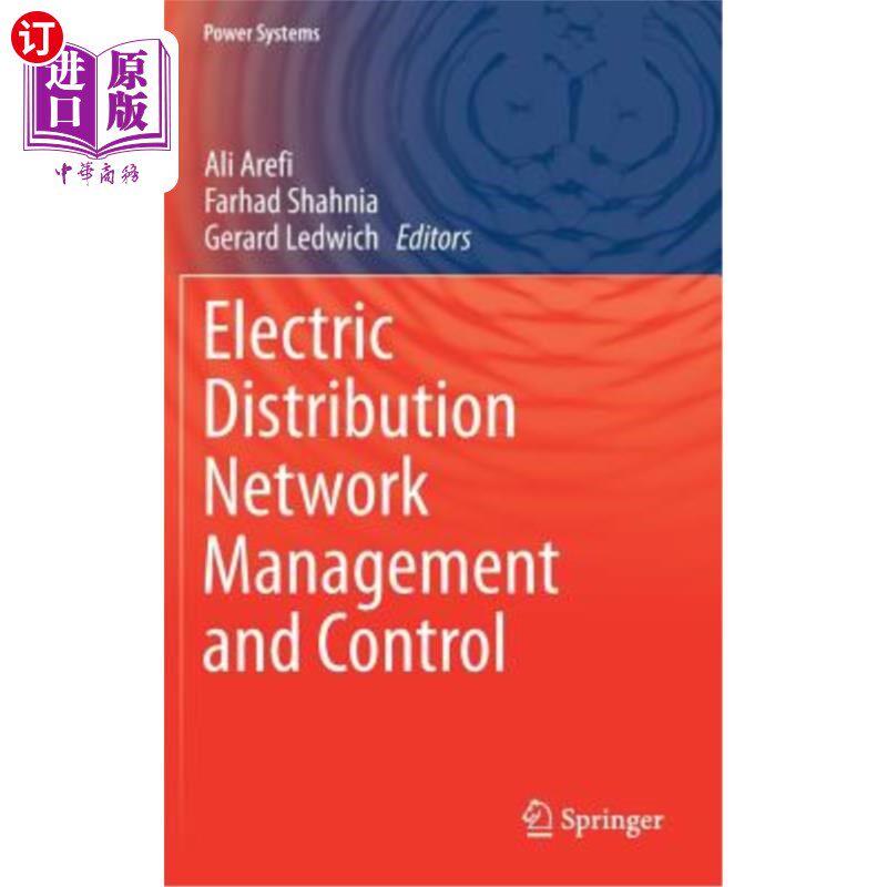 海外直订Electric Distribution Network Management and Control 配电网管理与控制