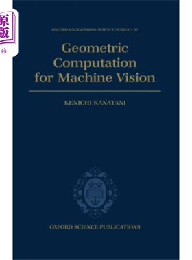 海外直订Geometric Computation for Machine Vision 机器视觉中的几何计算