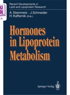 海外直订医药图书Hormones in Lipoprotein Metabolism 脂蛋白代谢中的激素