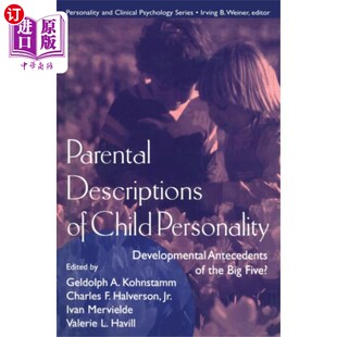 海外直订Parental Descriptions of Child Personality 父母对儿童性格的描述