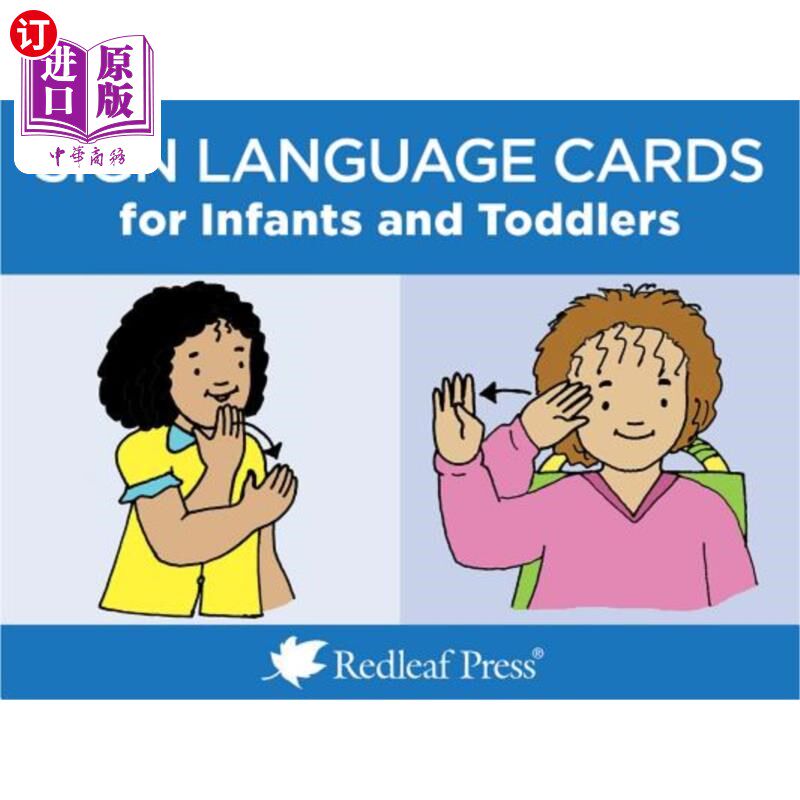 海外直订Sign Language Cards for Infants and Toddlers 婴幼儿手语卡