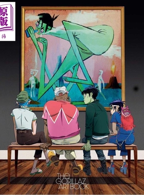 预售 街头霸王官方设定集 英文原版 THE GORILLAZ ART BOOK GORILLAZ【中商原版】