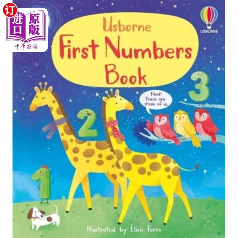 海外直订First Numbers Book 第一本数字书