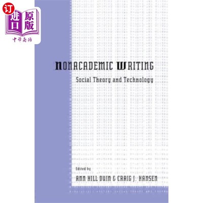 海外直订Nonacademic Writing 非学术写作