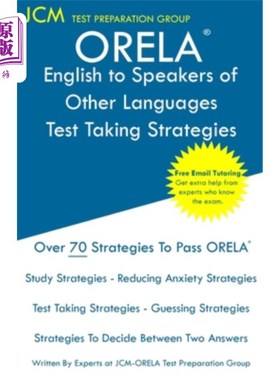 海外直订ORELA English to Speakers of Other Languages - Test Taking Strategies: ORELA ESO 奥雷拉英语对其他语言使用者