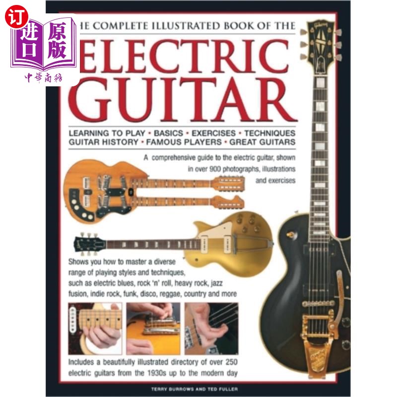 海外直订Electric Guitar, The Complete Illustrated Book o... 电吉他，完整的插图书