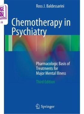 海外直订医药图书Chemotherapy in Psychiatry: Pharmacologic Basis of Treatments for Major Mental I 精神病学化疗:重大