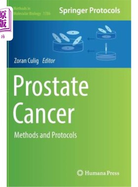 海外直订医药图书Prostate Cancer: Methods and Protocols 前列腺癌：方法和方案