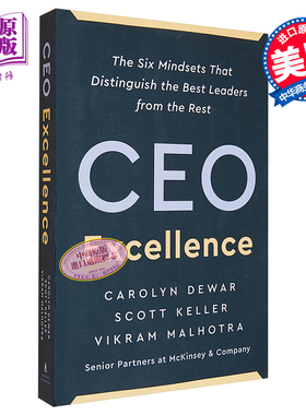 卓越领导者的思维模型 卓越首席执行官 CEO Excellence Export 英文原版 Carolyn Dewar 企业 励志 提升 商业 管理 经济