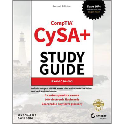 现货 Comptia Cysa+ 学习指南 考试 Cs0-002 Comptia Cysa+ Study Guide Exam Cs0-002 英文原版 Mike Chapple【中商原版】