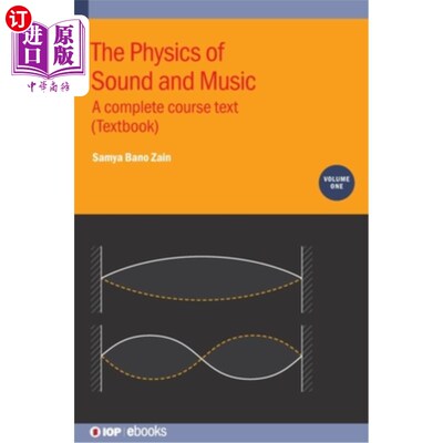 海外直订The Physics of Sound and Music, Volume 1: A complete course text (Textbook) 声音和音乐的物理学，卷1：一个完