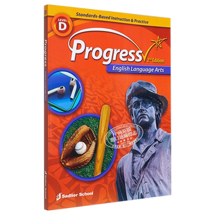 Progress English Language Arts ELA 2022 Worktext G4 提高英语语言艺术ELA 小学四年级 阅读写作英文原版教辅【中商原版】