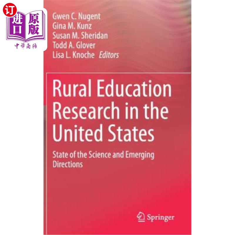 海外直订Rural Education Research in the United States: State of the Science and Emerging 美国农村教育研究:科学现状与发