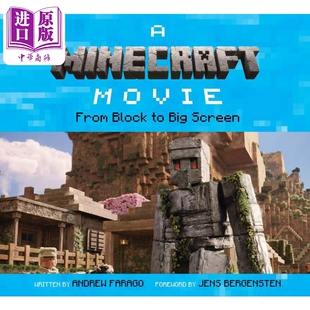 Minecraft Andrew 世界大电影 Movie 英文原版 Farago Screen From 中商原版 电影周边书 Big 从积木到大屏幕 我 Block