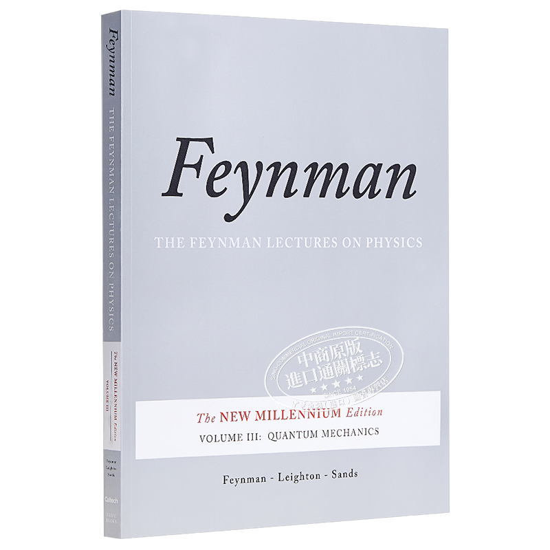 现货 费恩曼物理学讲义3 Feynman Lectures on Physics, Vol. III Richard Feynman 英文原版 费曼