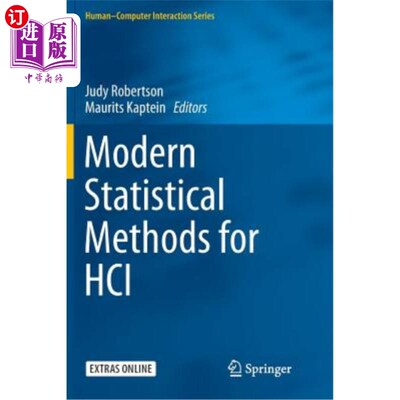 海外直订Modern Statistical Methods for HCI HCI的现代统计方法