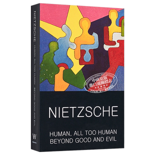 预售 人类 所有人性和善恶的彼岸 Nietzsche 尼采 英文原版Human, All Too Human & Beyond Good and Evil 【中商原版】
