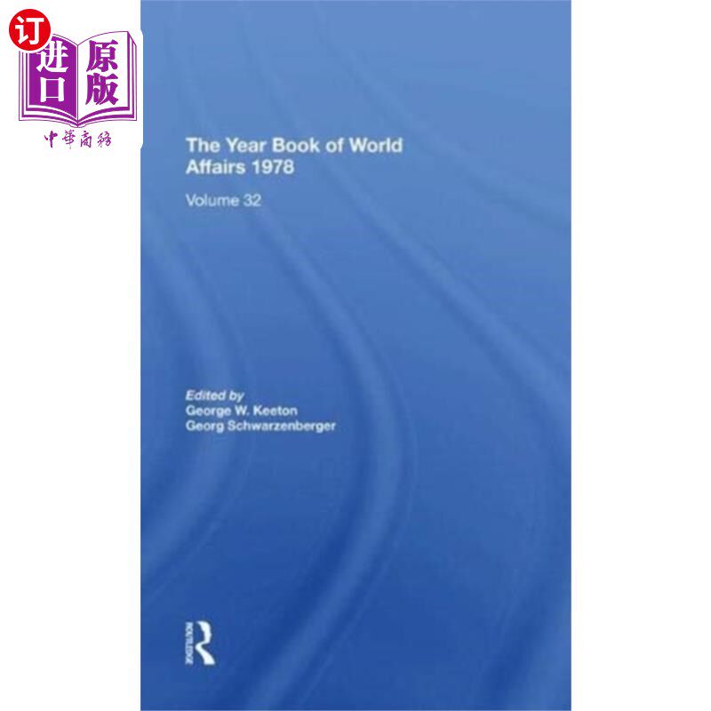 海外直订Year Book Of World Affairs, 1978 世界事务年鉴,1978年