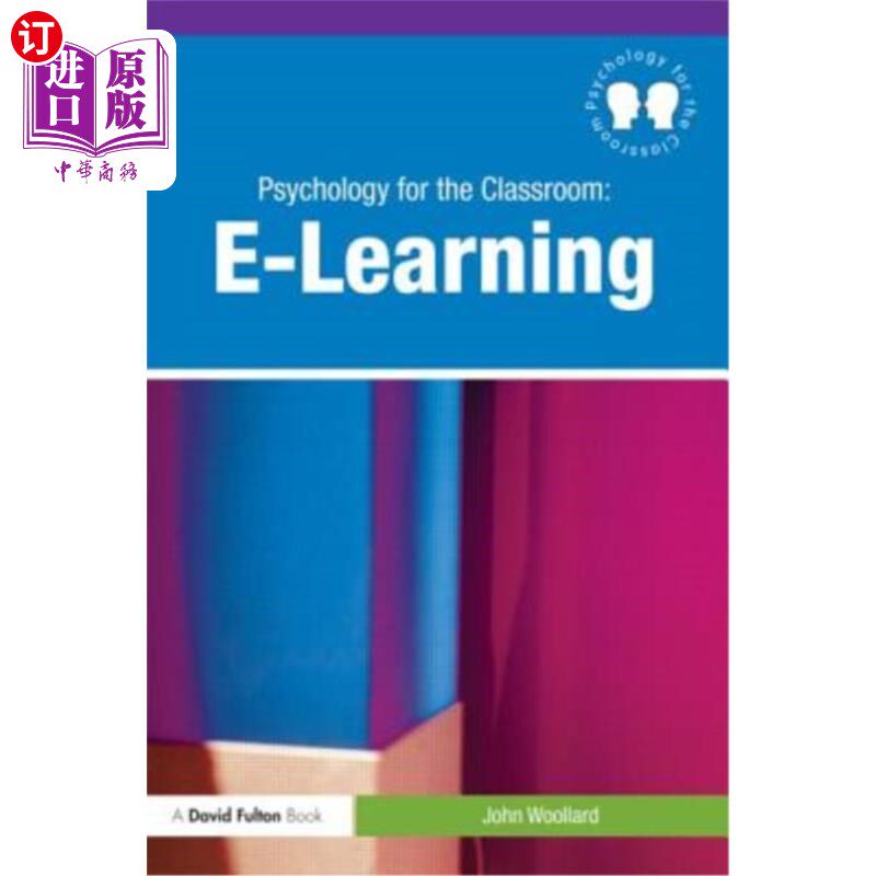 海外直订Psychology for the Classroom: E-Learning 课堂心理学：电子学习