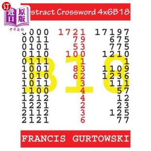 海外直订Abstract 摘要填字游戏4x6B18 Crossword 4x6B18