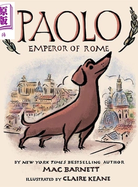 凯迪克奖得主Mac Barnett 罗马皇帝保罗 Paolo Emperor of Rome Mac Barnett 儿童绘本 故事图画书 英文原版进口【中商原版】