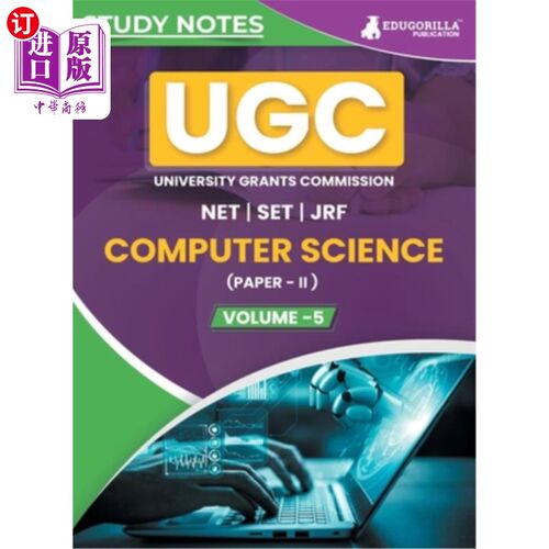 海外直订UGC NET Paper II Computer Science (Vol 5) Topic-wise Notes (English Edition) A C UGC . NET论