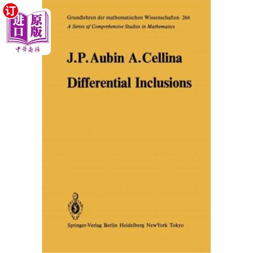 海外直订Differential Inclusions: Set-Valued Maps and Viability Theory 微分包含：集值映射与生存理论