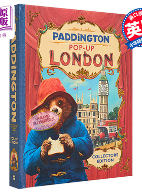 Paddington Pop-Up London Movie tie-in 小熊帕丁顿立体伦敦之旅 英文原版 进口图书 儿童绘本 故事立体书【中商原版】