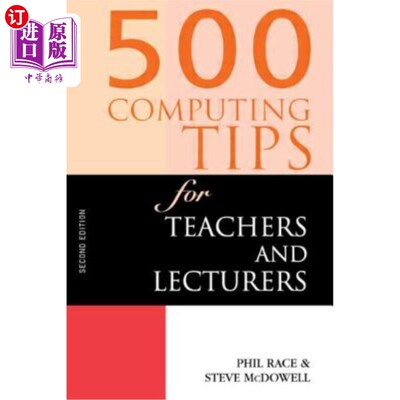 海外直订500 Computing Tips for Teachers and Lecturers 教师和讲师的500个计算技巧