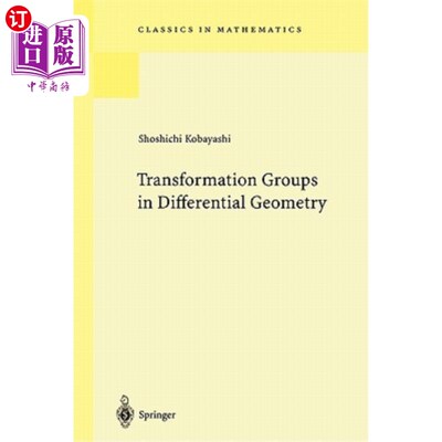 海外直订Transformation Groups in Differential Geometry 微分几何中的变换群