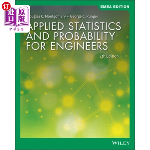 海外直订Applied Statistics and Probability for Engineers 工程应用统计与概率论